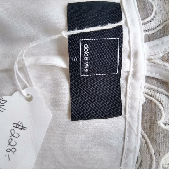 2/$20 - Dolce Vita - White Lace/Embroidered Dress - Size Small - Picture 2 of 7
